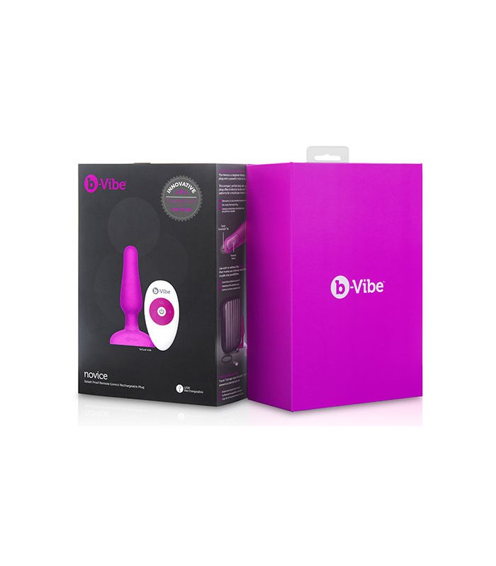 B VIBE NOVICE CONTROL REMOTO ANAL PLUG FUCHSIA