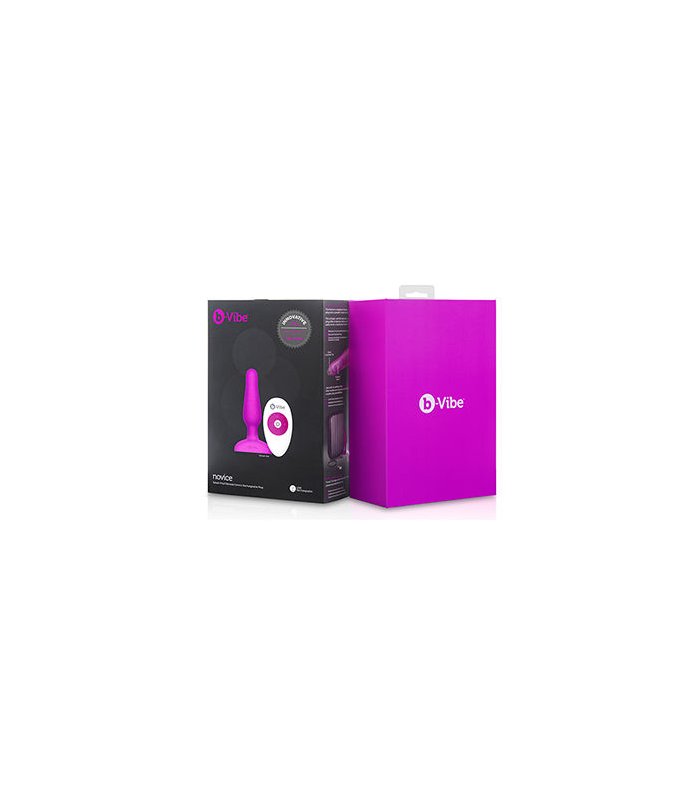 B VIBE NOVICE CONTROL REMOTO ANAL PLUG FUCHSIA