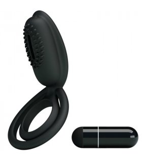 PRETTY LOVE ANILLO VIBRADOR CON ESTIMULADOR ESTHER
