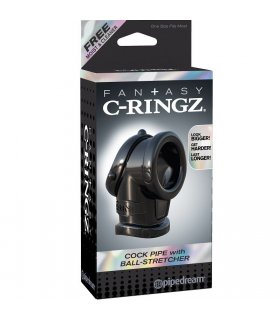 FANTASY C RINGZ COCK PIPE WITH BALL STRECH