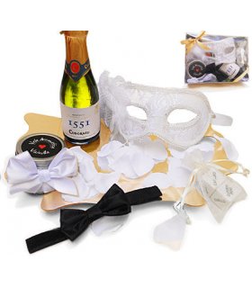 KIT ERoTICO BLANCO MASCARA VENECIANA